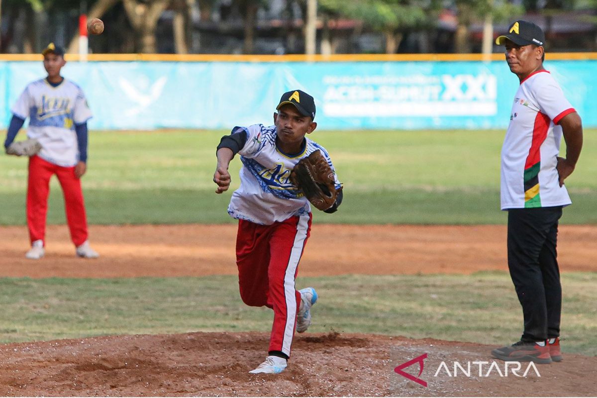 Lampung dan Banten bertemu di laga pembuka baseball PON XXI di Aceh