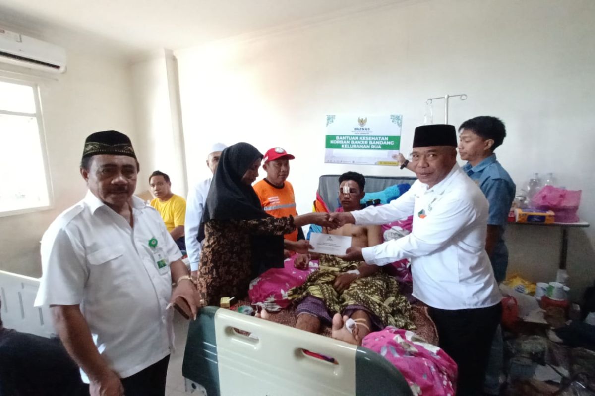 Baznas  Ternate buka posko logistik ringan di titik bencana