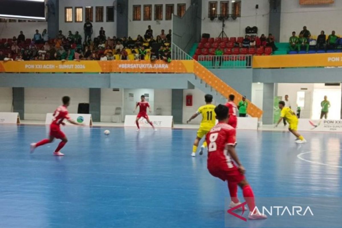 Info PON: Tim futsal putra Sumut berjaya dikandang tekuk Sulbar 8-4