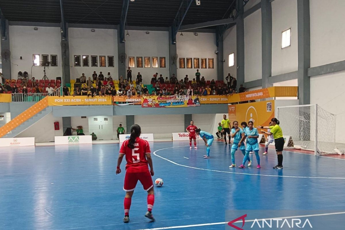 Tim futsal putri Sumut  petik poin perdana dari Yogyakarta