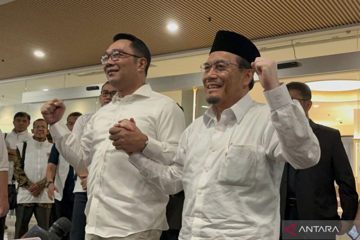 Ridwan Kamil-Suswono tuntas jalani tes kesehatan untuk Pilkada Jakarta