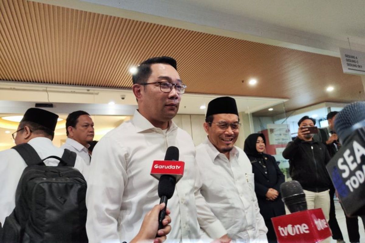 Ridwan Kamil akui banyak konsumsi "vitamin d" sebelum lakukan cek kesehatan