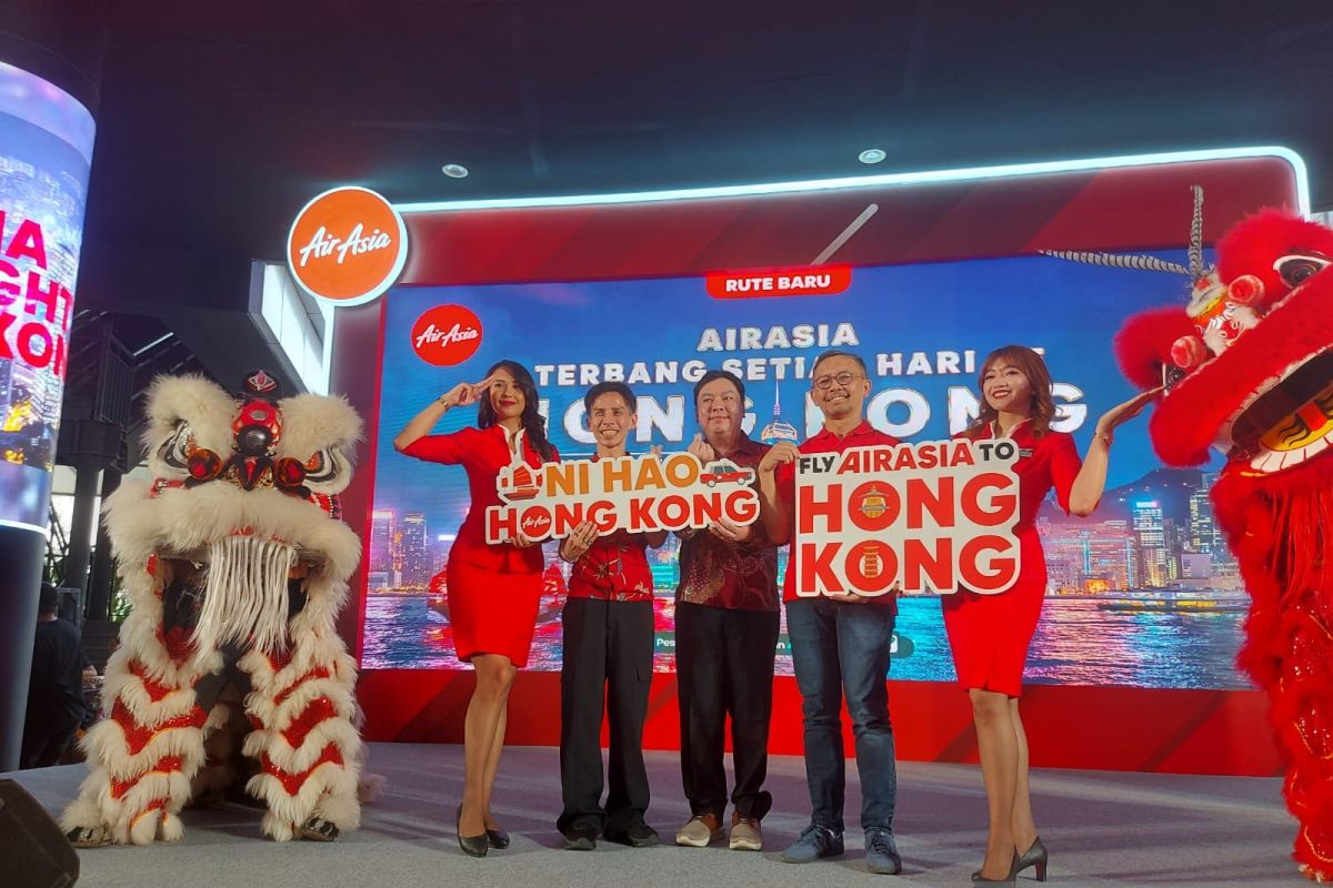 AirAsia buka penerbangan langsung ke Hong Kong setiap hari