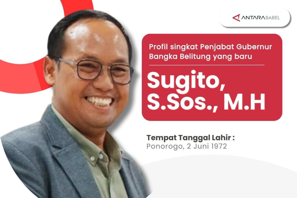Profil Pj Gubernur Babel Sugito, S.Sos, MH