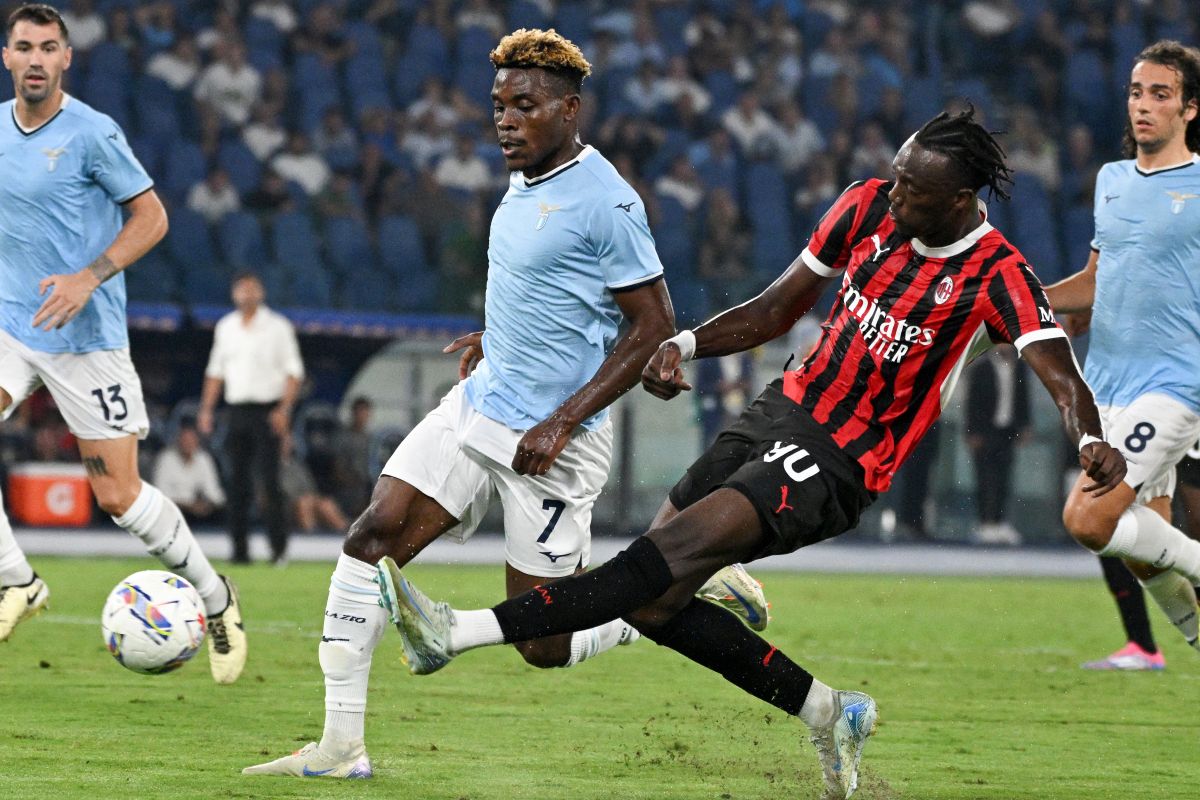 Laga Lazio vs AC Milan berakhir imbang dengan skor 2