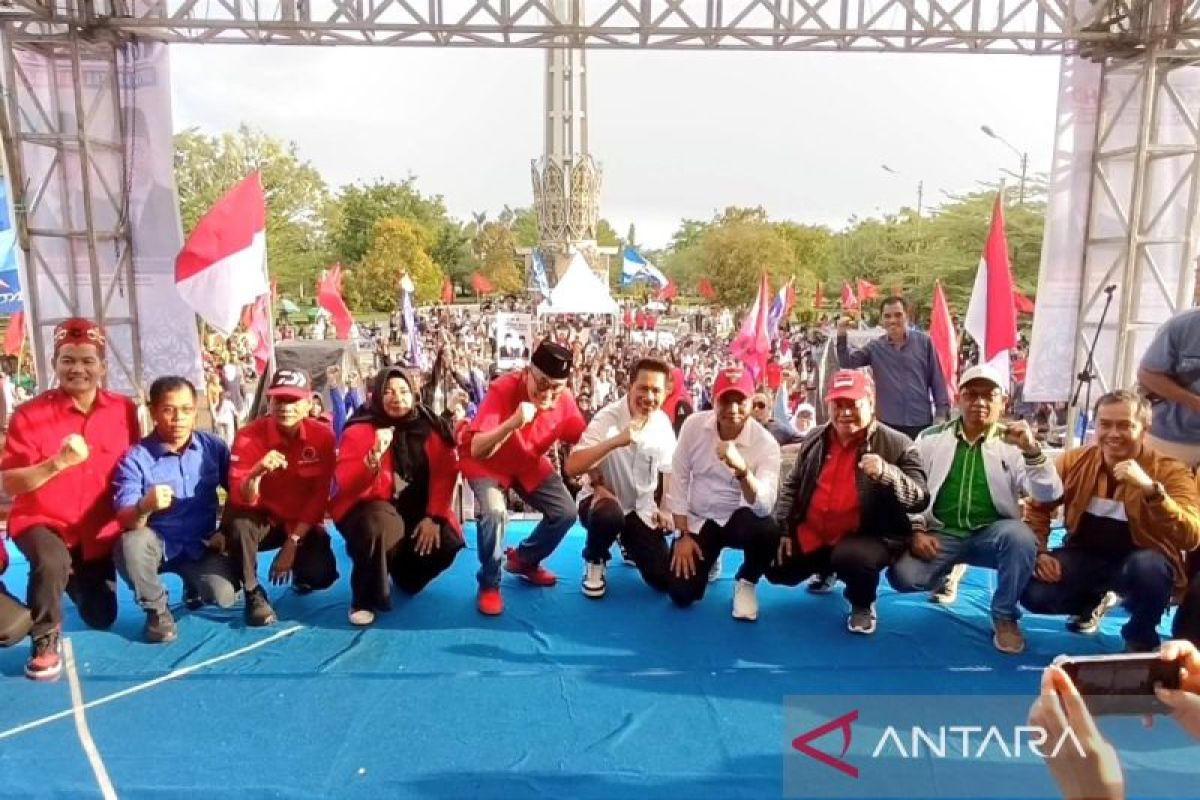 Deklarasi di Kotim, Koyem-SHD singgung perbaikan jalan Lingkar Selatan