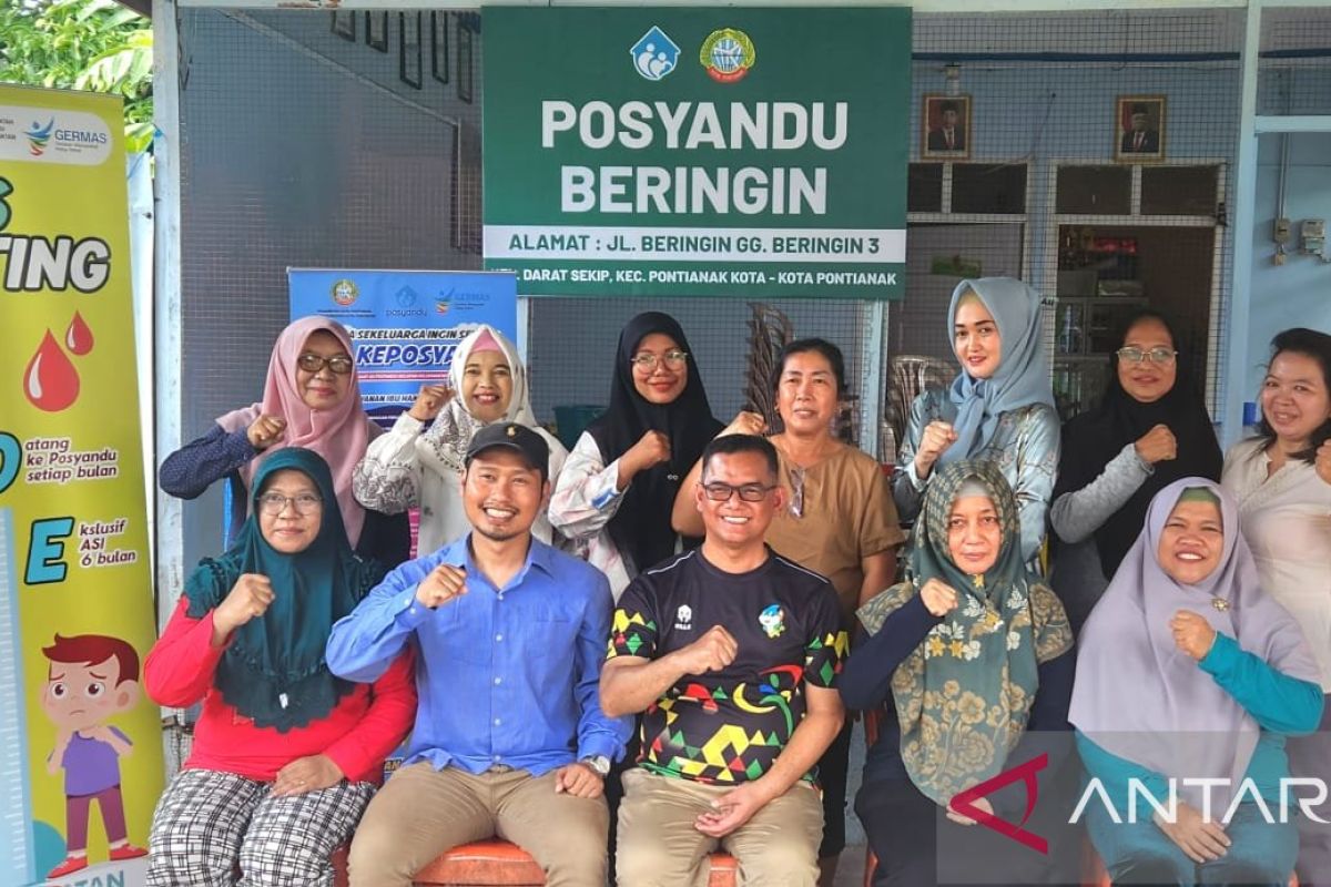 Posyandu Beringin Kota Pontianak masuk tiga besar berprestasi nasional