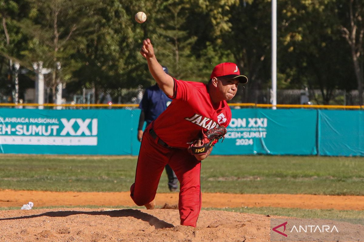 Juara bertahan bisbol DKI Jakarta lumat Bali dengan skor 23-0 di PON XXI