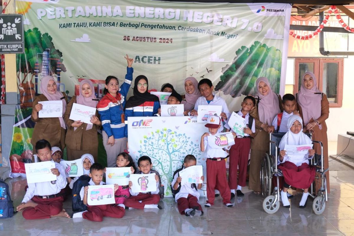 Gerakan Pertamina Energi Negeri motivasi siswa berkebutuhan khusus di Lhoksemauwe