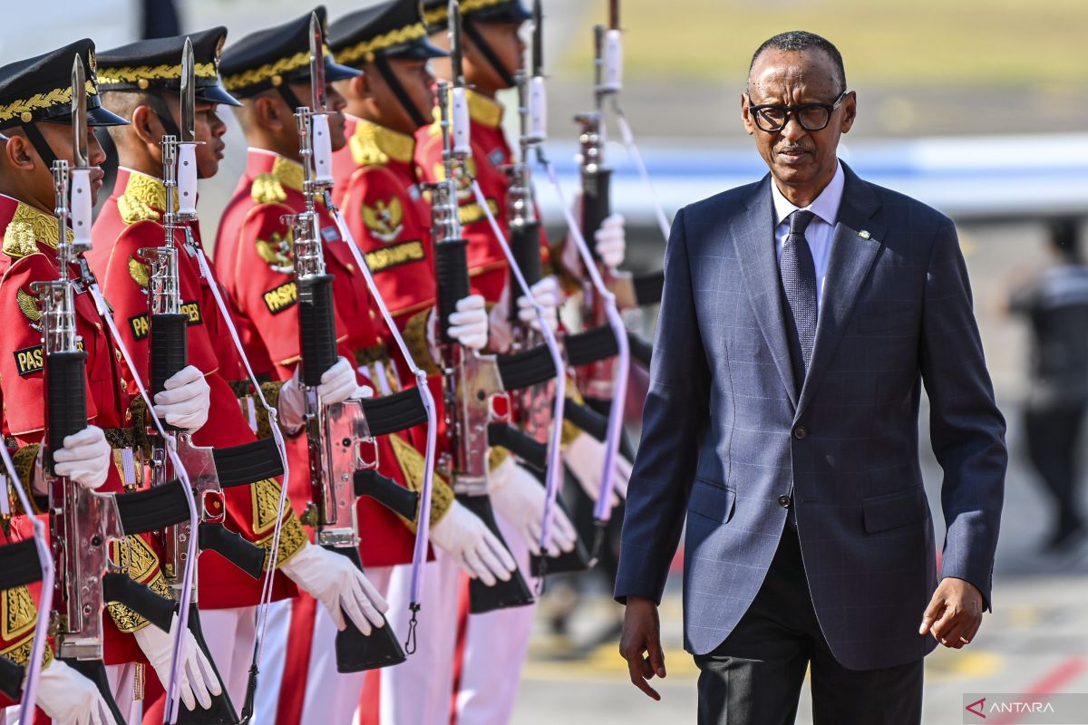 Presiden Rwanda tiba di Bali