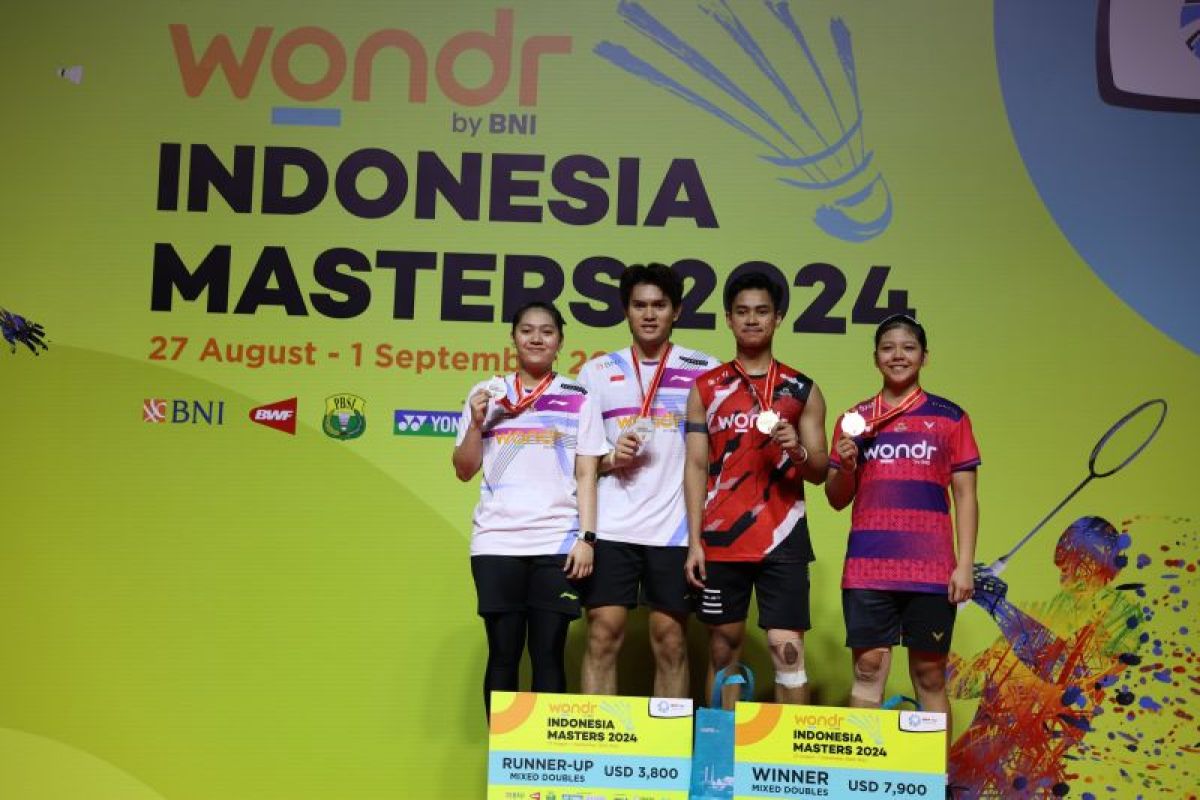 Jafar/Felisha raih gelar juara Indonesia Masters Super 100