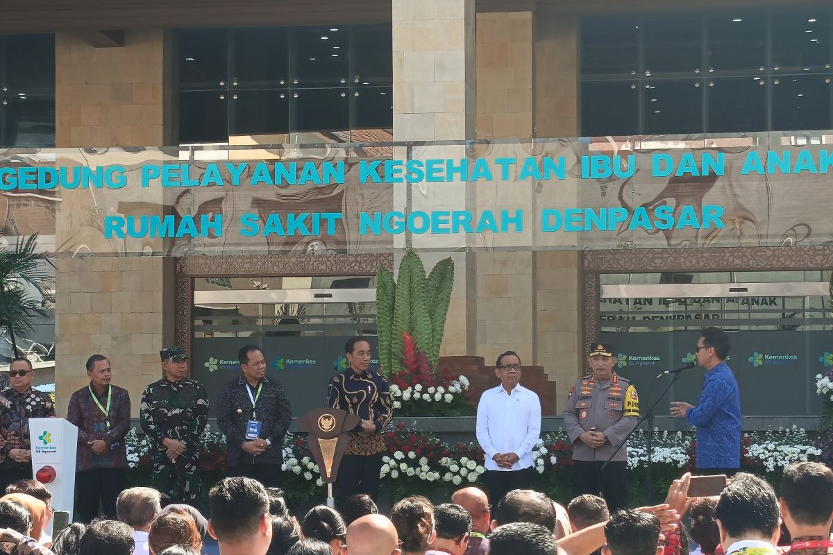 Presiden Jokowi sebut Gedung KIA RSUP Ngoerah tekan angka kematian ibu dan anak