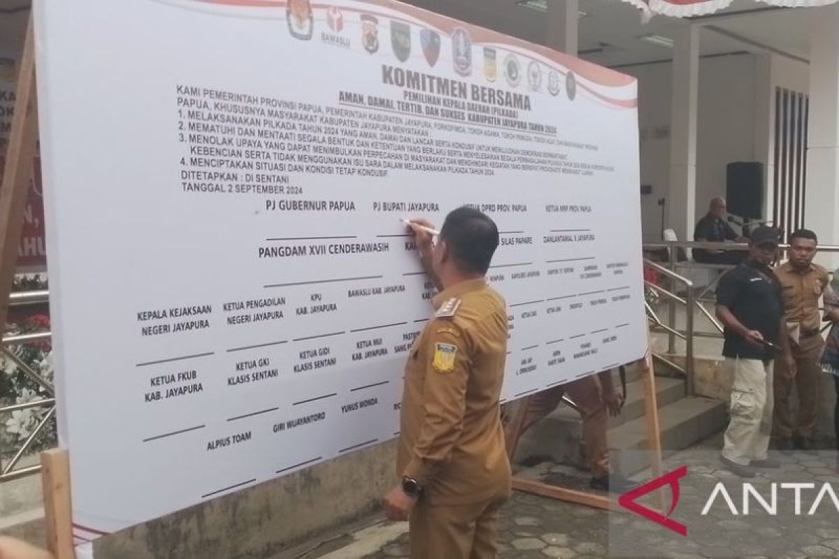 Pemkab Jayapura dan penyelenggara gelar doa bersama sukseskan Pilkada 2024