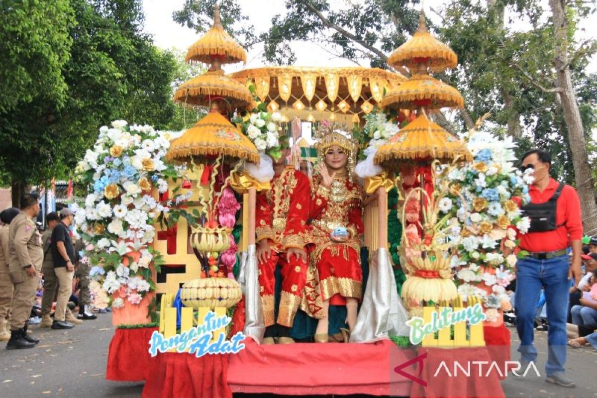 Pj Bupati Belitung: Pawai pembangunan ekspresikan kerukunan masyarakat