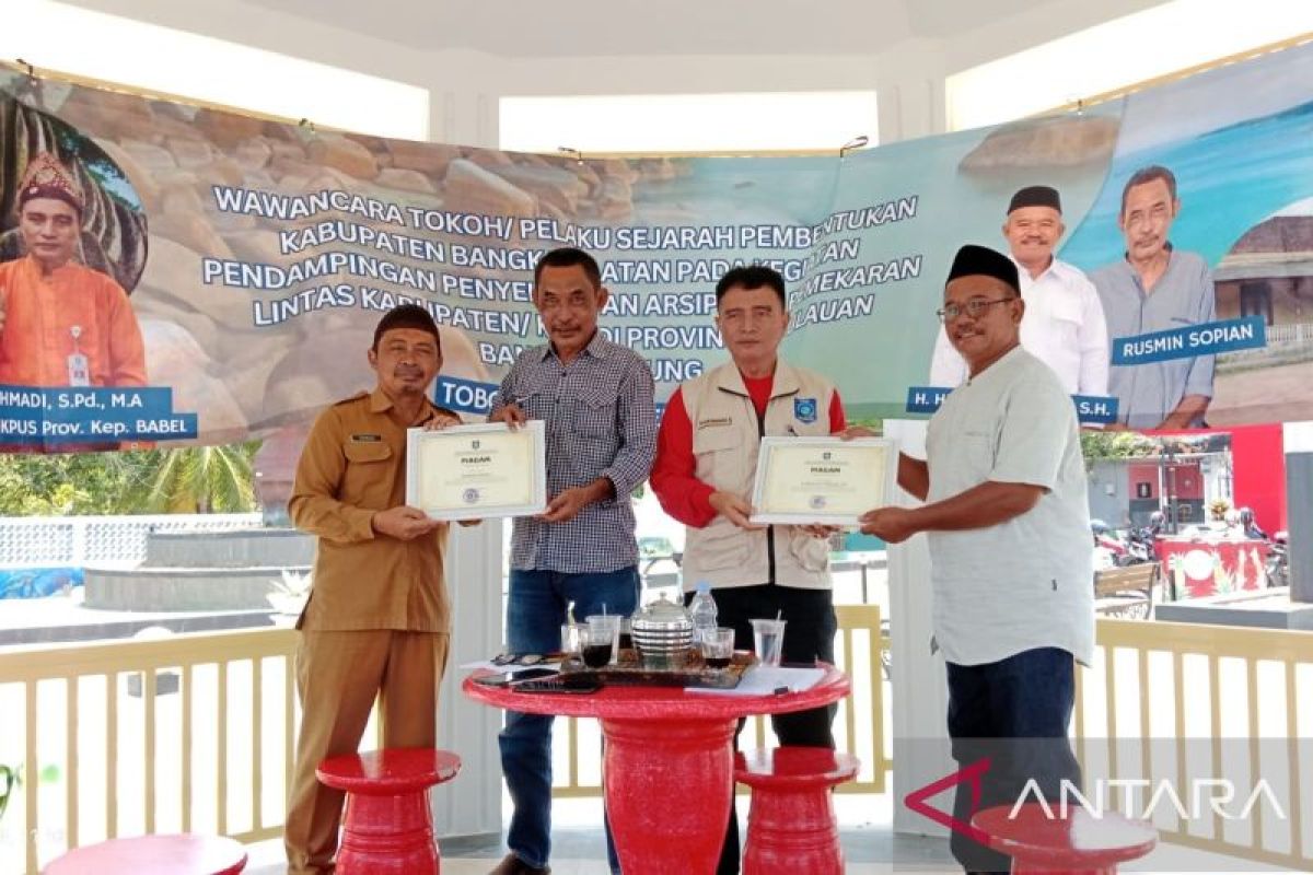 Dinas Kearsipan dan Perpustakaan telusuri sejarah terbentuknya Kabupaten Bangka Selatan