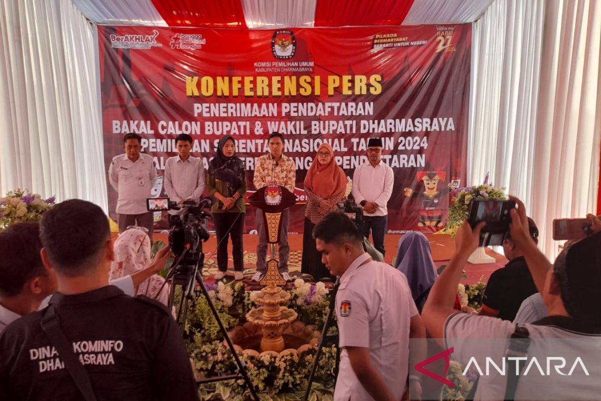 KPU Dharmasraya belum terima pendaftaran masa perpanjangan