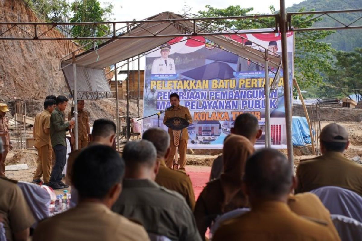 Bupati Koltim letakkan batu pertama pembangunan MPP