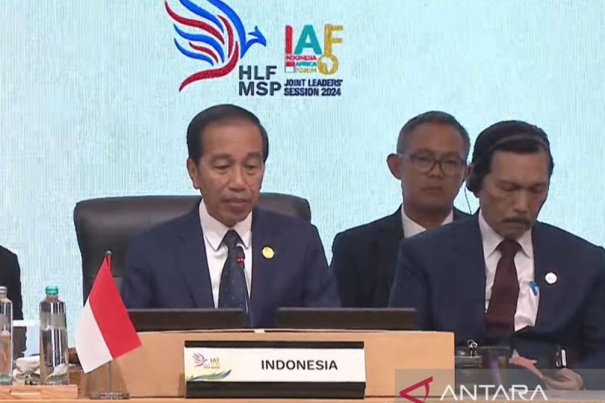 Presiden Joko Widodo resmi buka Forum Tingkat Tinggi Kemitraan Multipihak dan IAF Ke-2