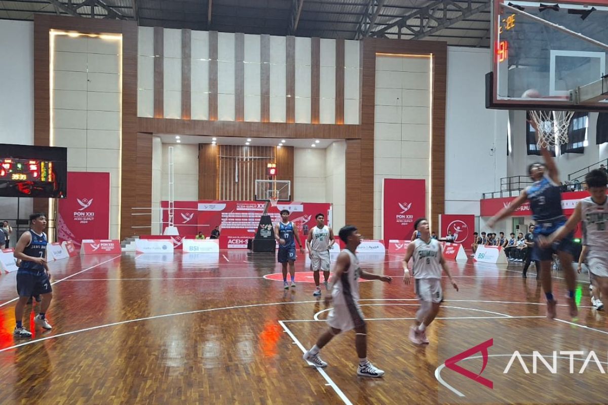 Bola Basket- Klasemen Sementara basket 5x5 PON Aceh-Sumut