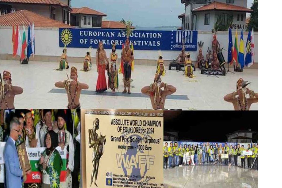 Tarian budaya Barito Selatan Kalteng raih juara I di Bulgaria