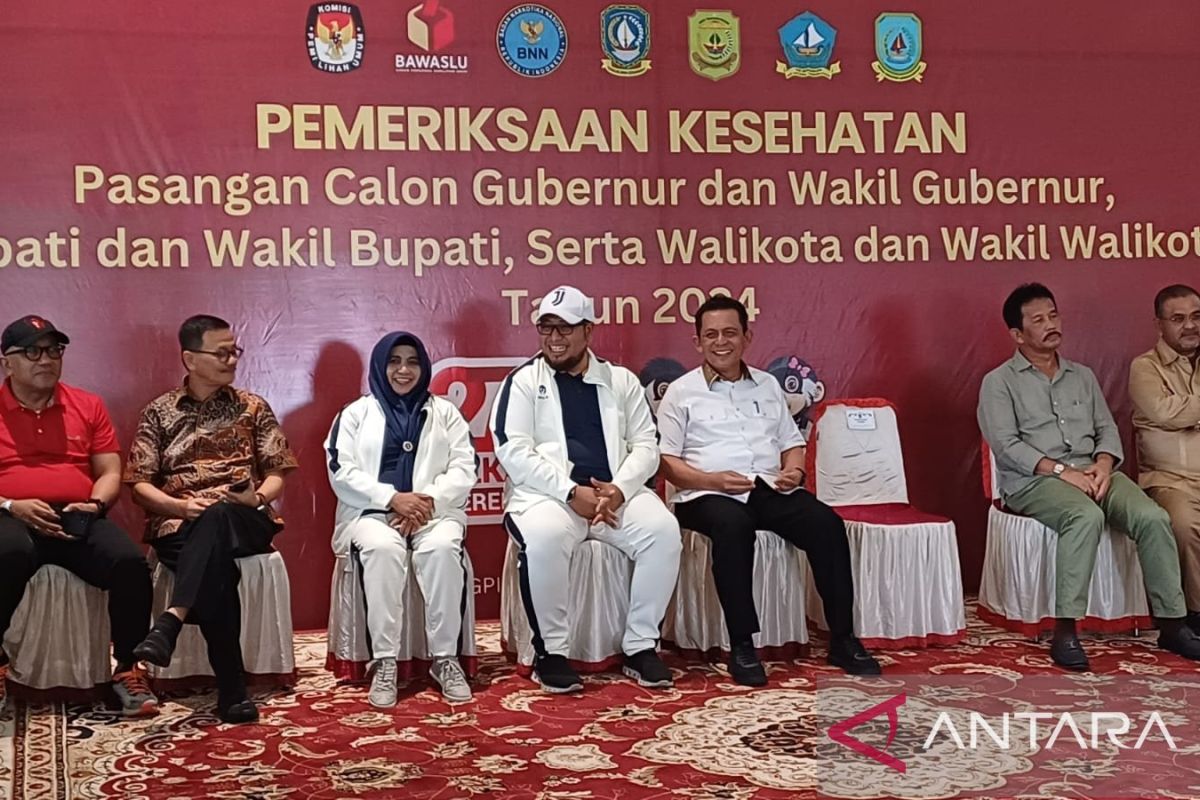 KPU Kepri sebut dua bakal cagub-cawagub lolos tes kesehatan