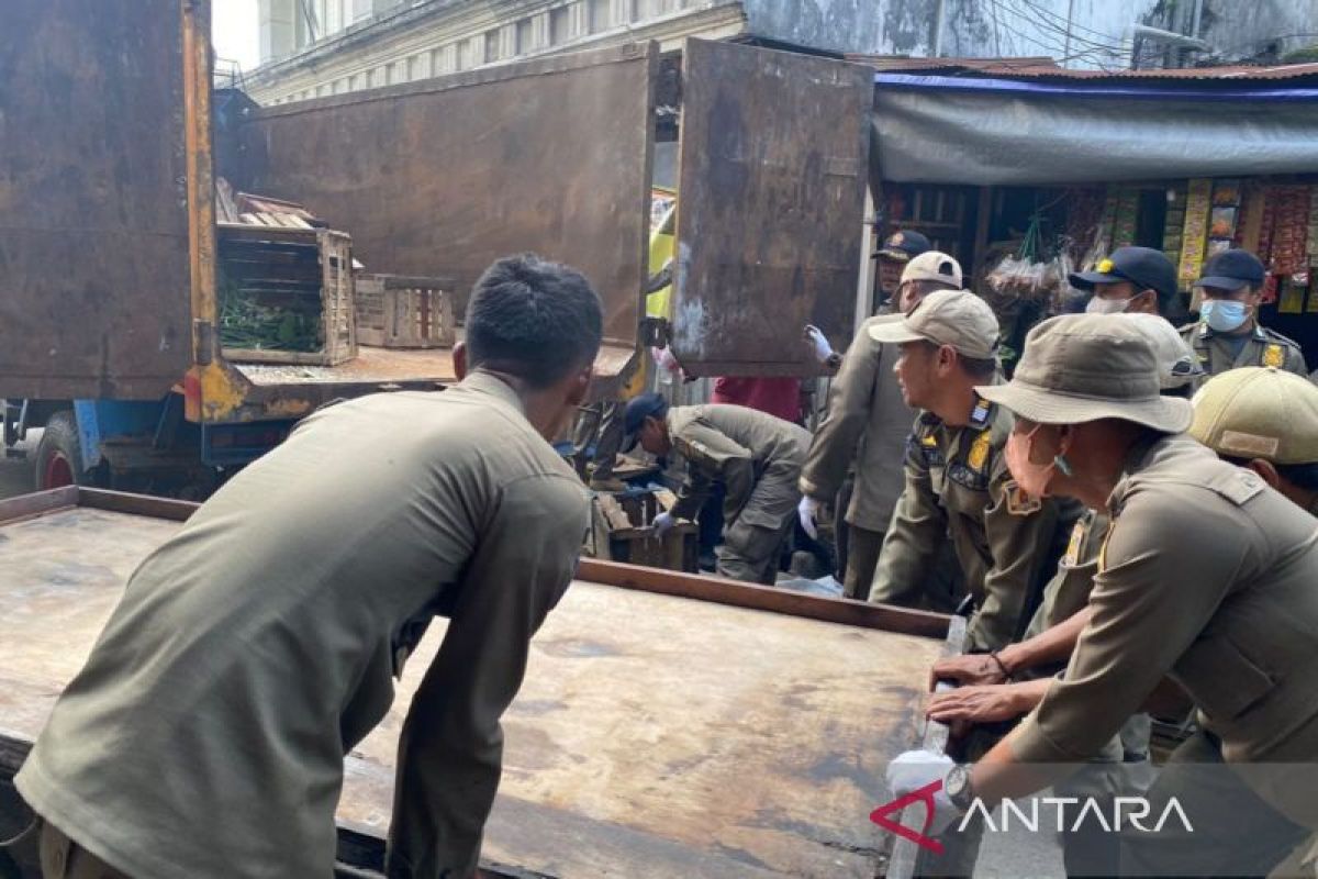 Satpol PP kembali tertibkan PKL di Pasar Pandansari Balikpapan