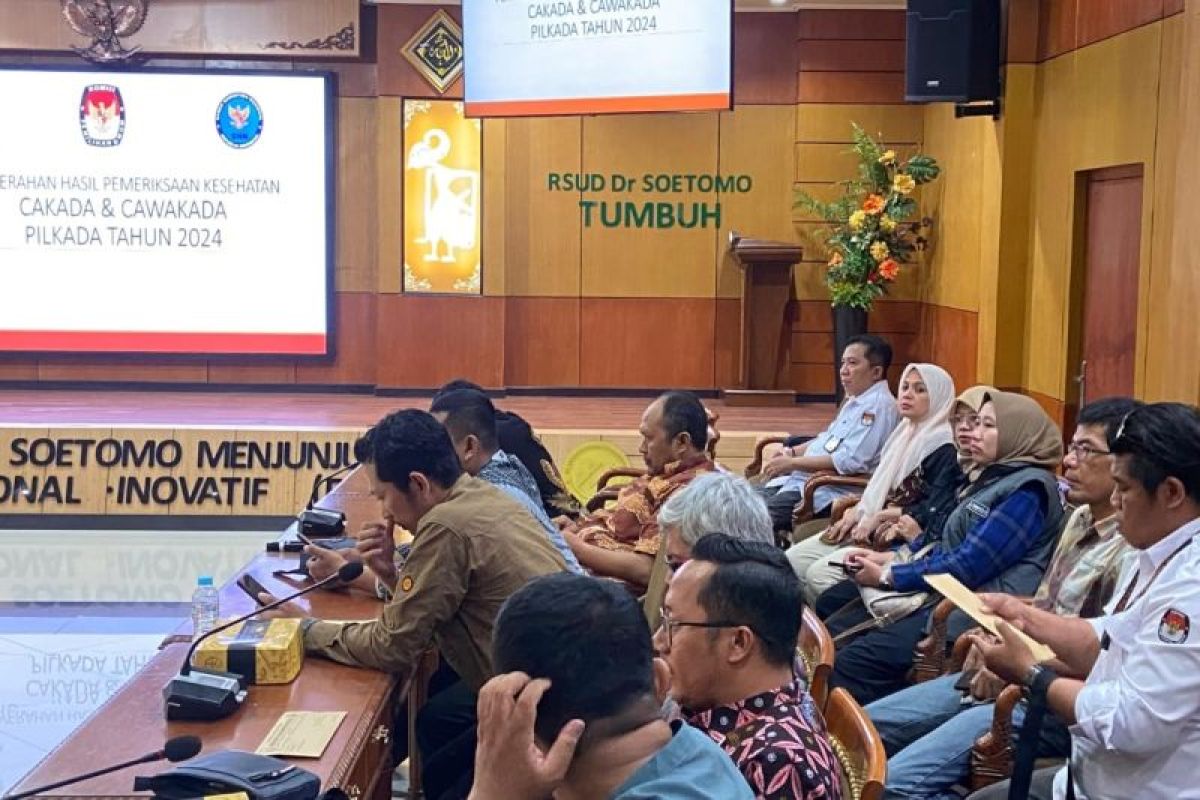 KPU Kediri: Dua bakal pasangan calon mampu jasmani dan rohani