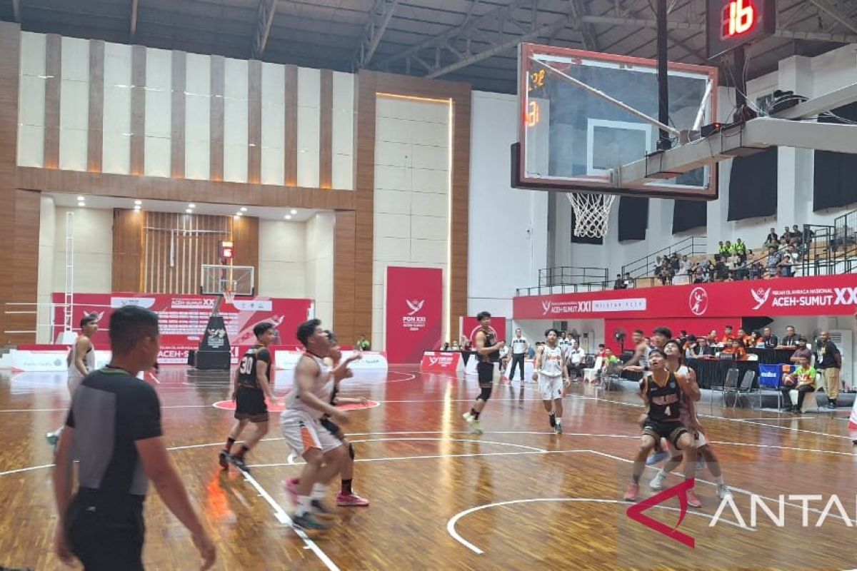 Bola Basket PON XXI, Klasemen Sementara basket 5x5 hari kedua