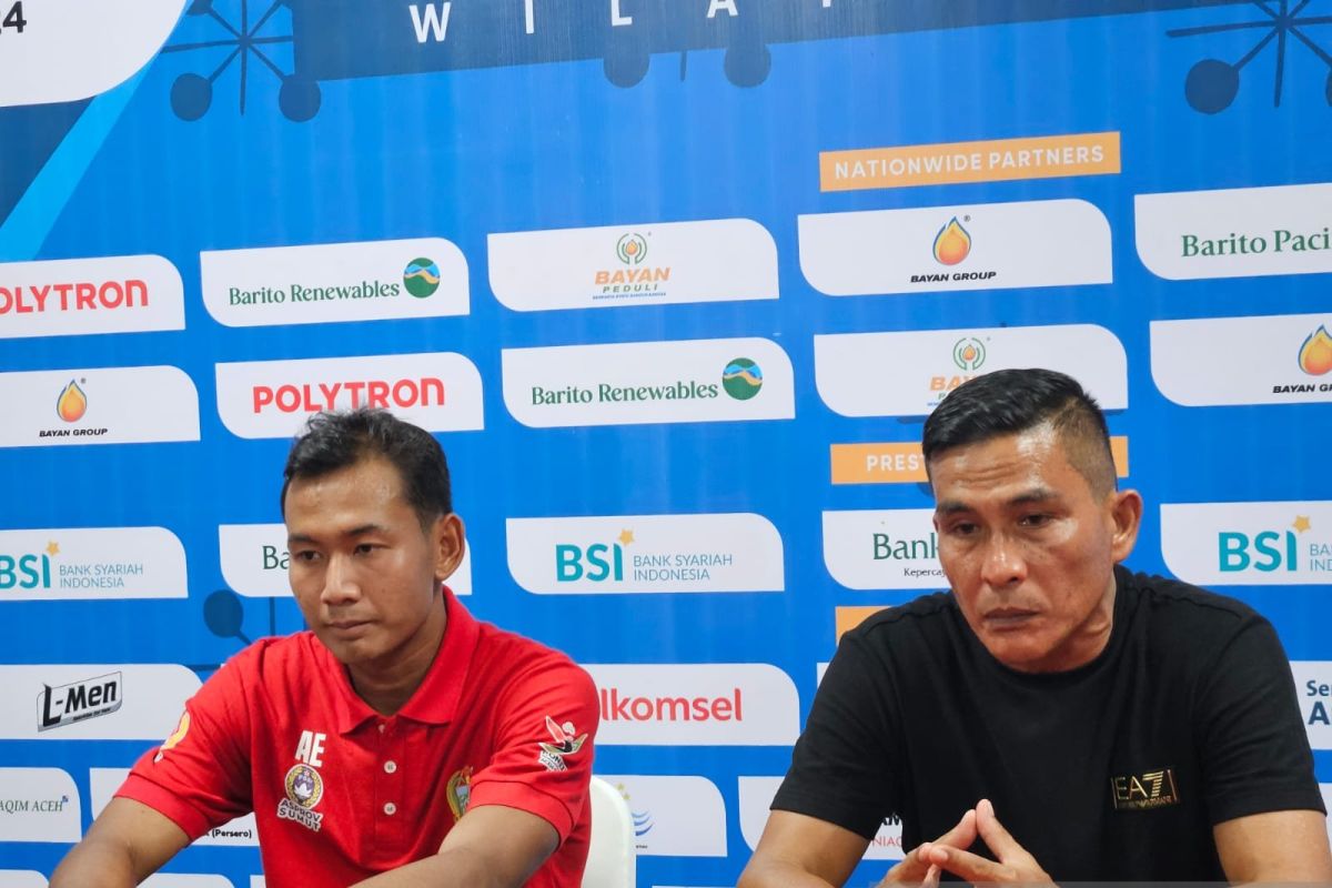 Pelatih sepak bola Sumut akui timnya canggung pada laga perdana