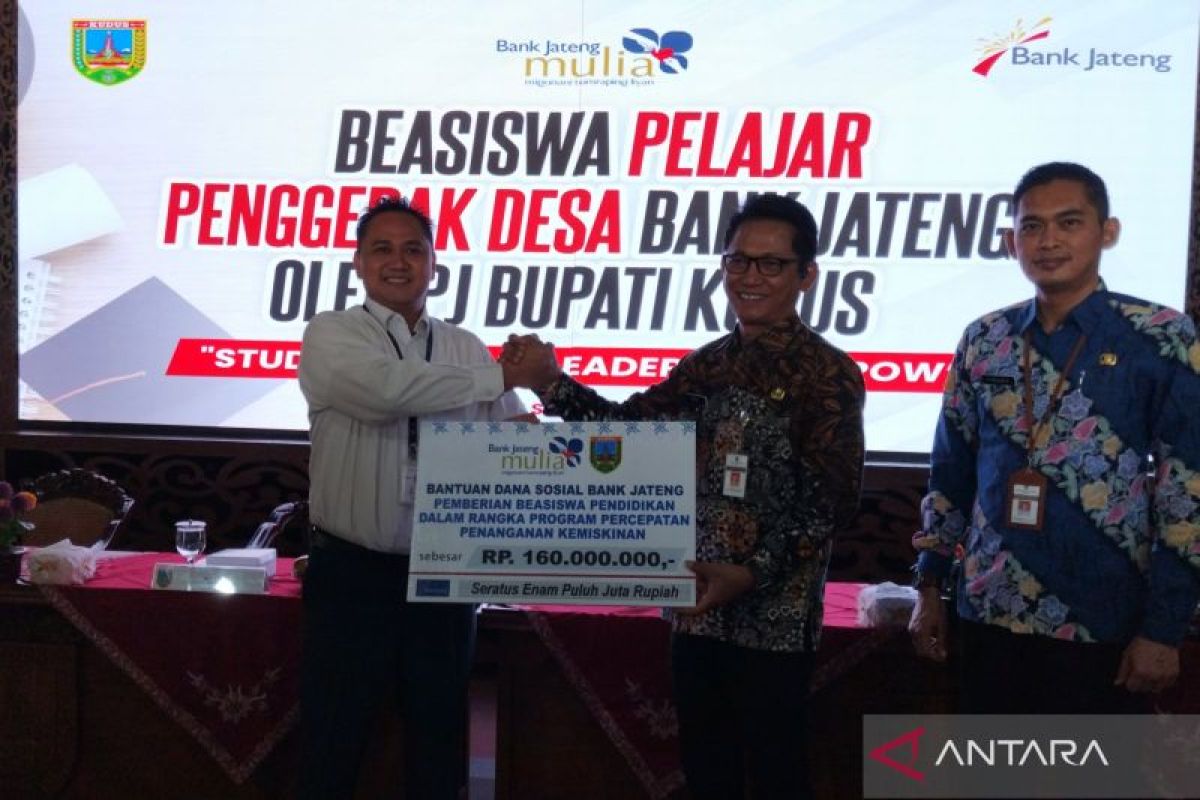 160 pelajar penggerak  desa di Kabupaten Kudus mendapatkan beasiswa