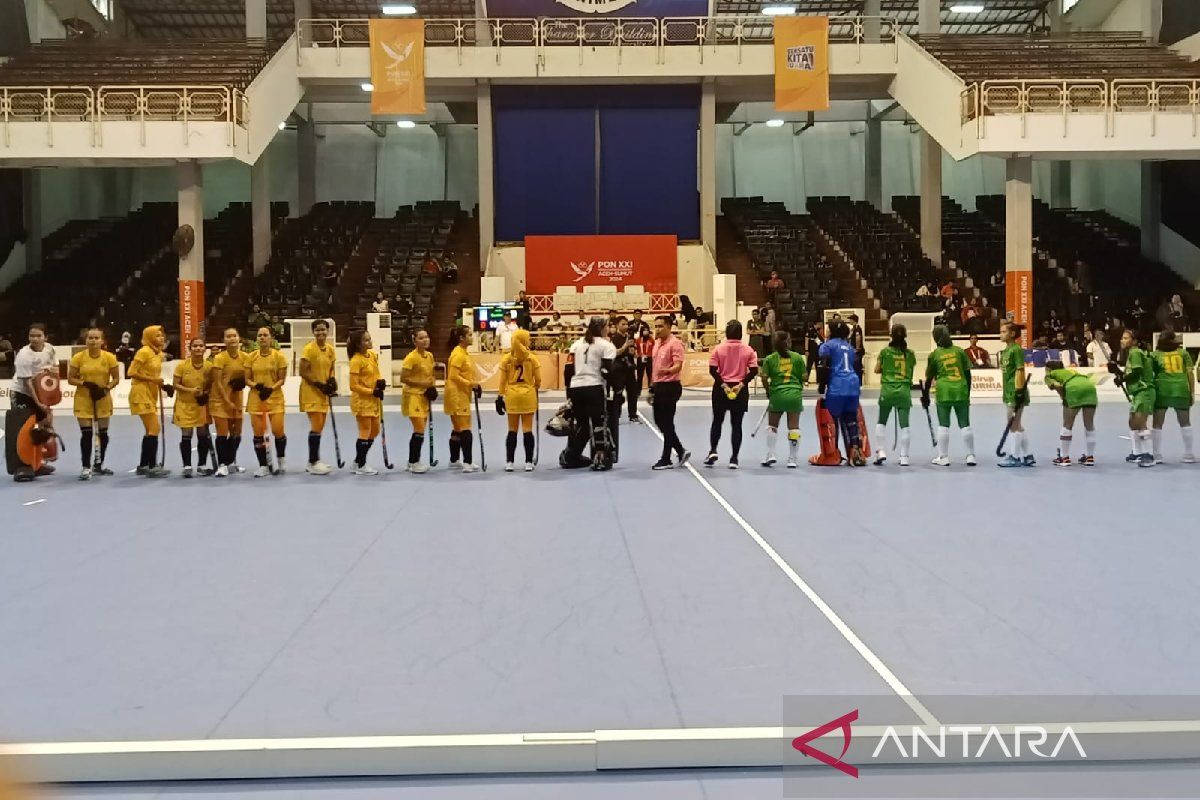 Tim hoki indoor putri Sumut menag tipis 1-0 atas NTB