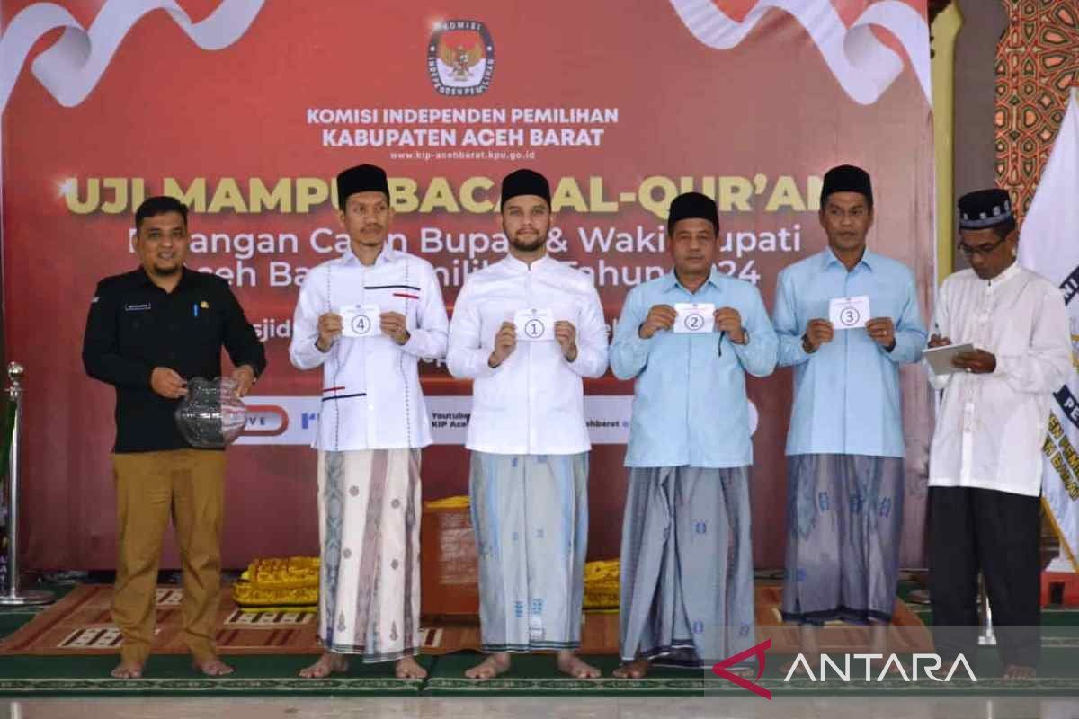 KIP: Dua paslon bupati dan wabup di Aceh Barat lolos uji baca Al Quran