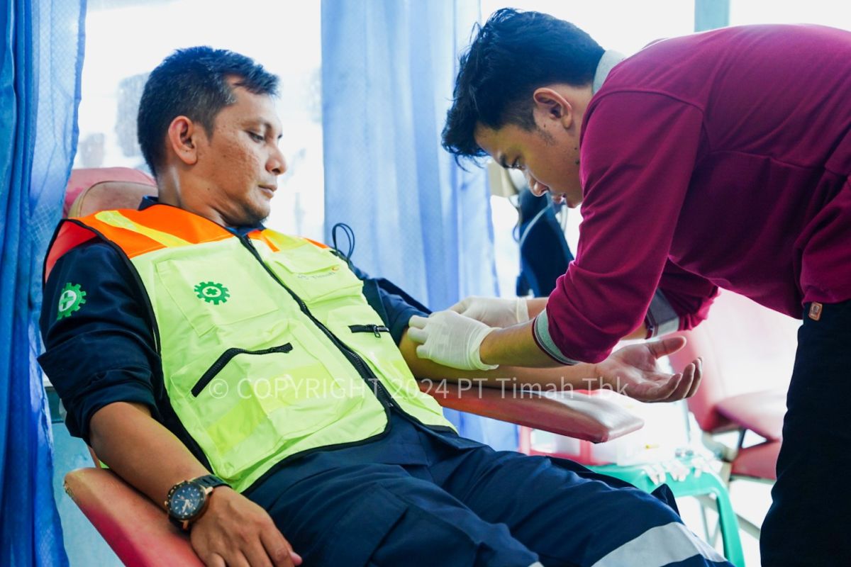 Donor Darah, Program Rutin PT Timah dan PMI dalam Kegiatan Kemanusiaan