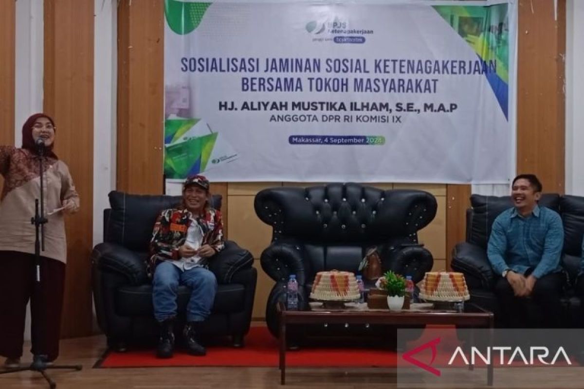 BPJAMSOSTEK Makassar bersama Komisi IX DPR sosialisasikan jaminan sosial TK