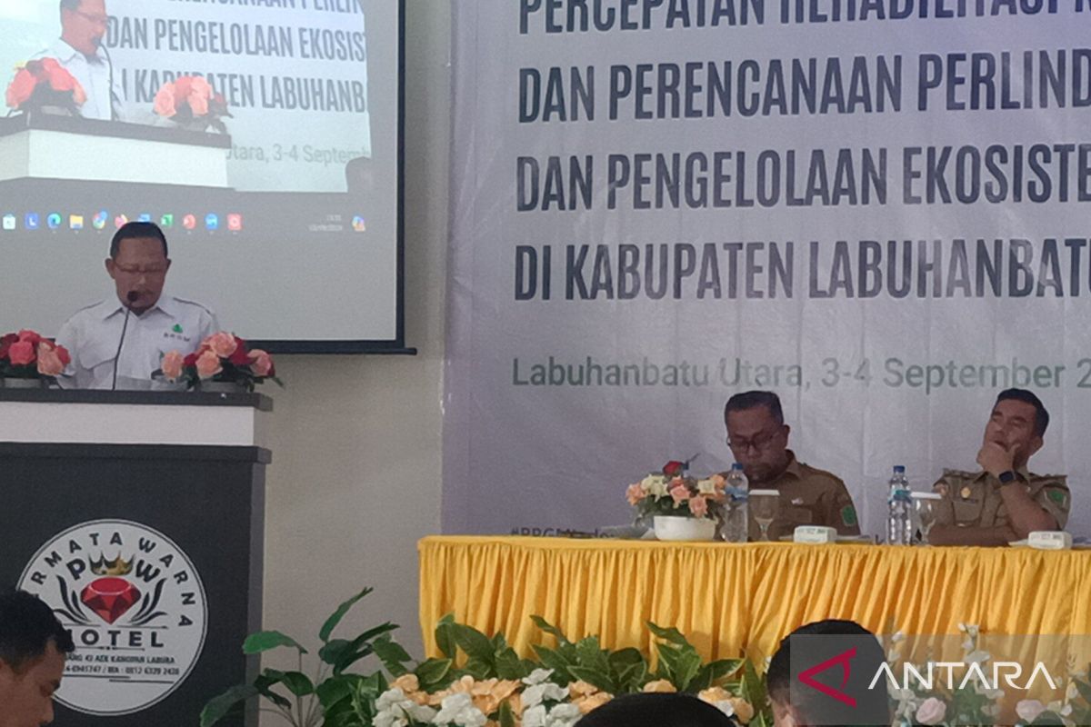 BRGM RI sosialisasi tentang mangrove di Labura