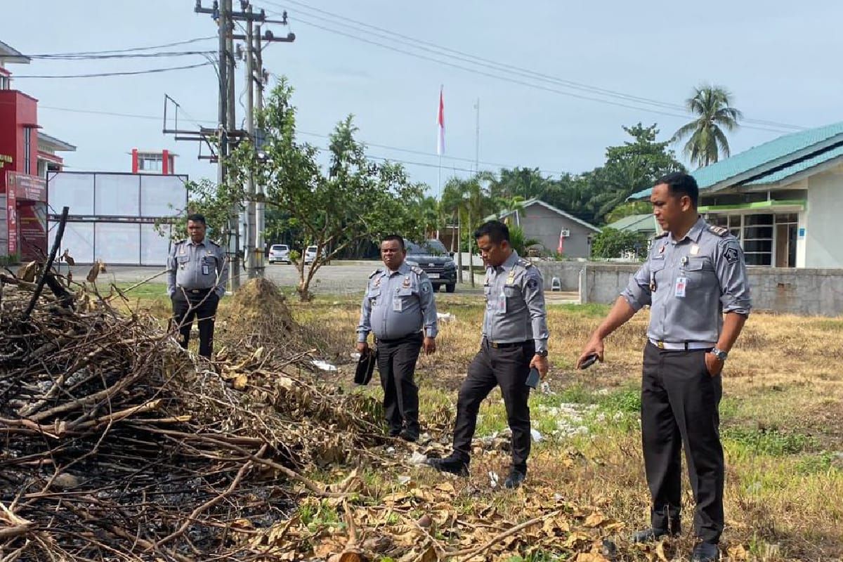 Lapas Narkotika Langkat pastikan kebersihan lingkungan terjaga