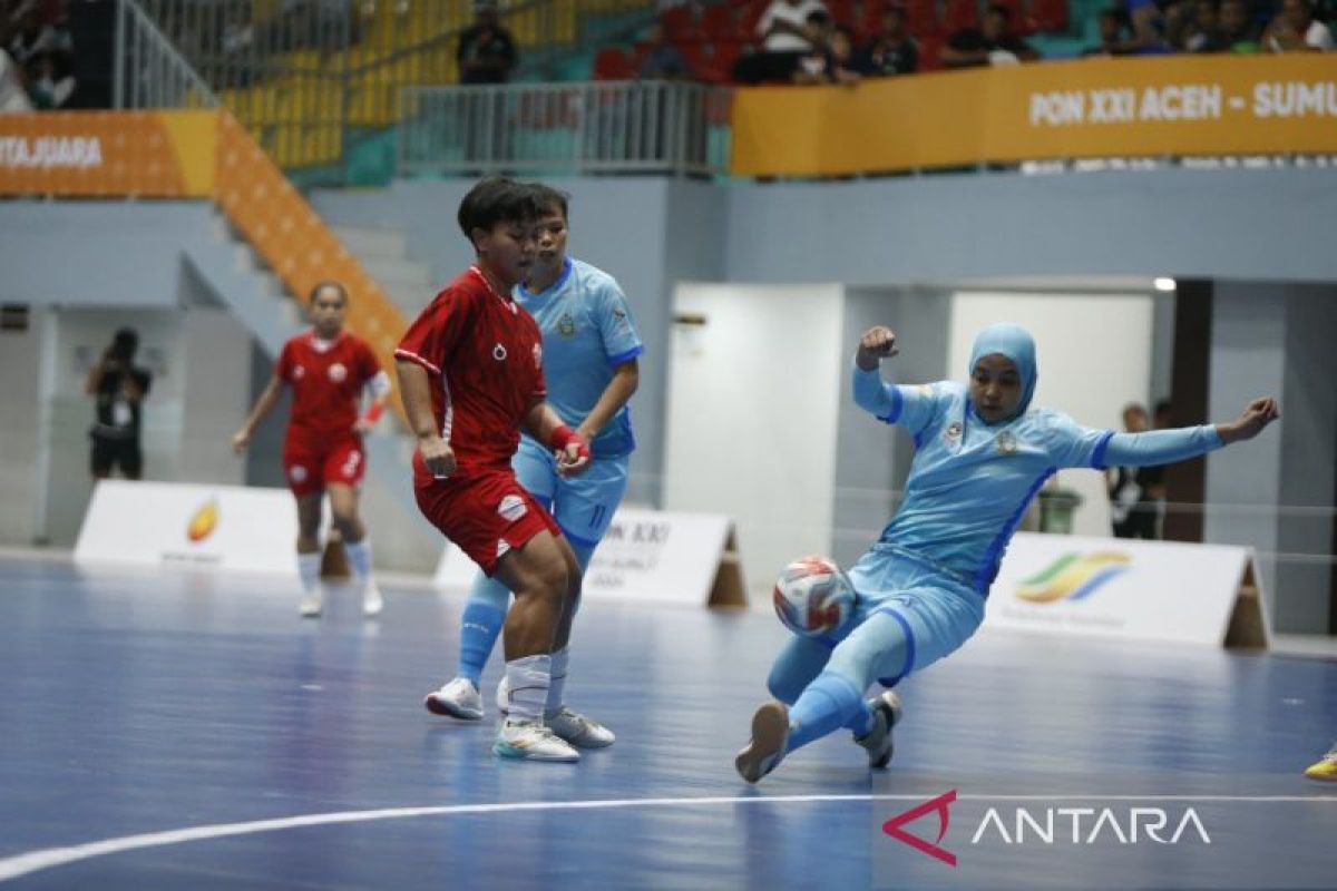 Futsal putri - Tuan rumah Sumut kalah telak lawan DKI Jakarta  11-0