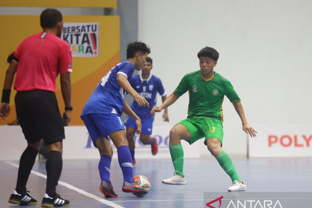 Futsal - Setelah kalahkan tuan rumah Sumut 2-1, tim futsal putra Jatim melangkah ke semifinal