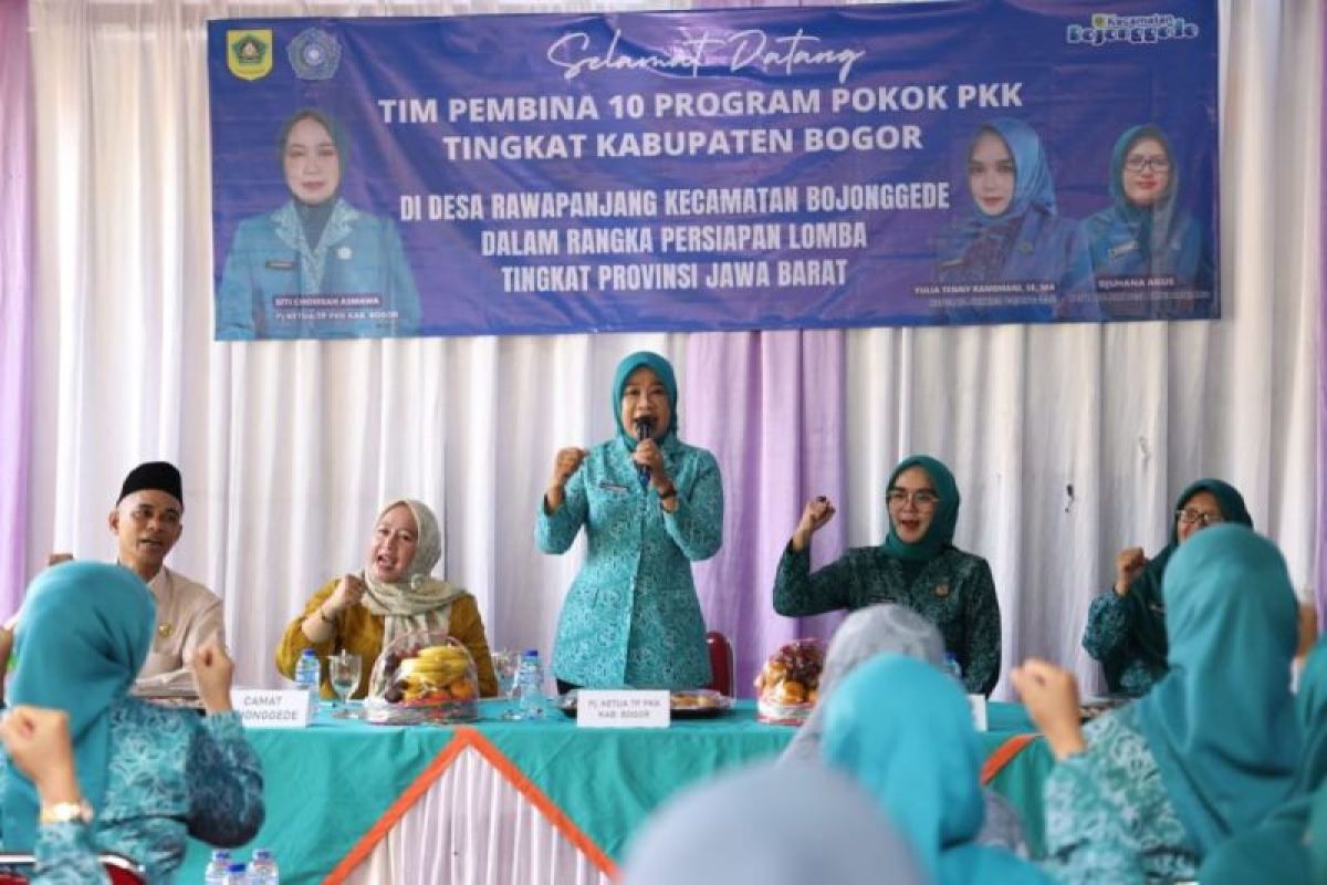 TP PKK Desa Rawa Panjang Bogor bidik juara Gelari Pelangi tingkat Jabar 2024