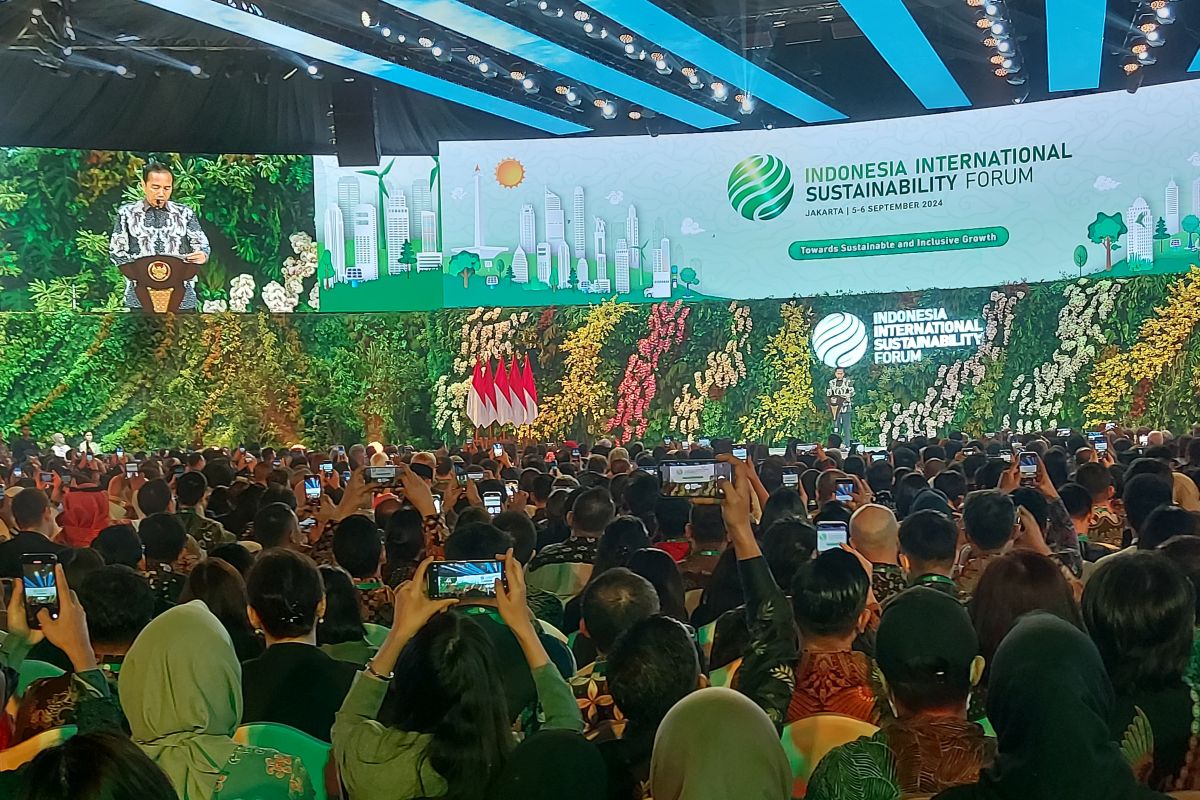 Presiden Jokowi buka ISF 2024 ajang bertukar pikiran dan pengetahuan hadapi perubahan iklim