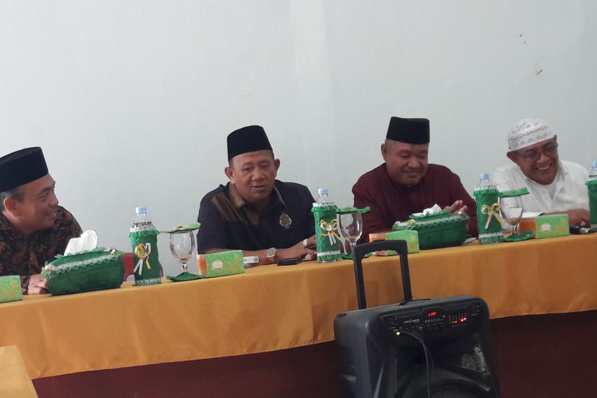 Ini cerita Syah Afanndin bacalon Bupati Langkat saat silaturrahmi ke MUI