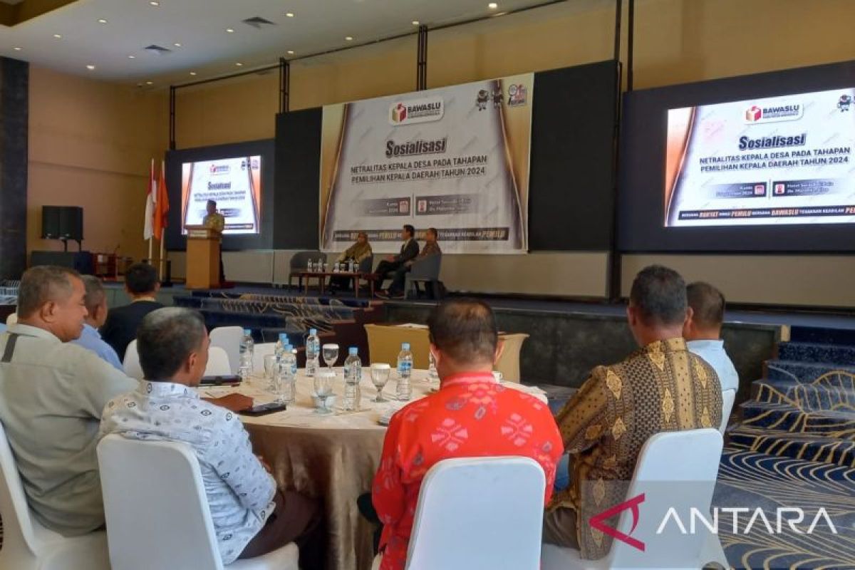 Bawaslu Kabupaten Donggala: Kades harus bersikap netralitas pada Pilkada 2024