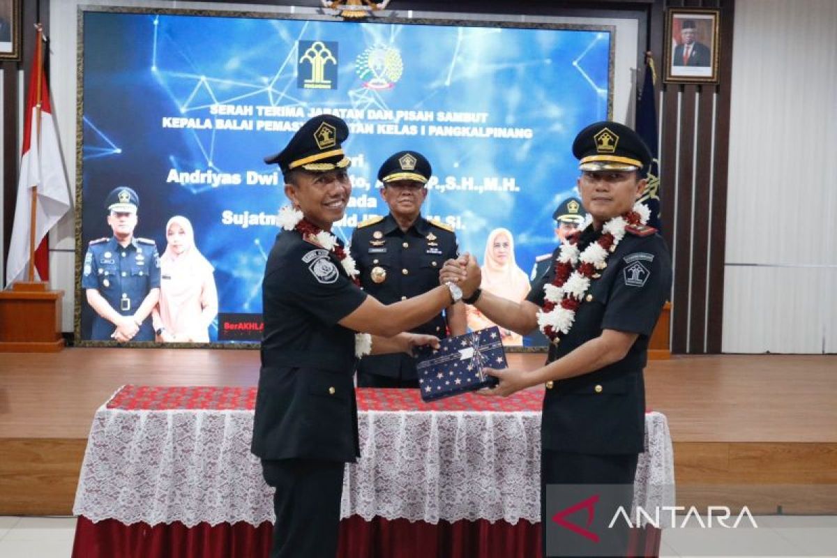 Sujatmiko resmi jabat Kepala Bapas Kelas I Pangkalpinang