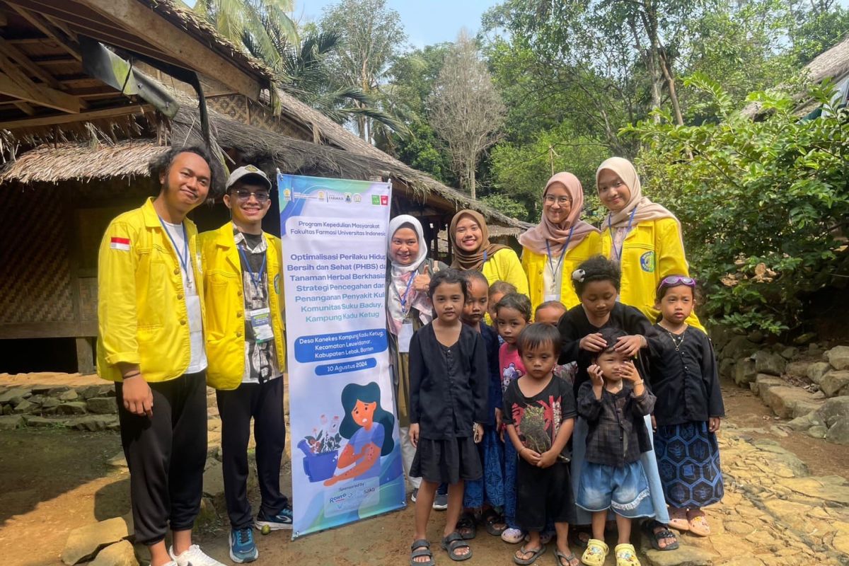 UI luncurkan program edukasi kesehatan kulit bagi Komunitas Suku Baduy