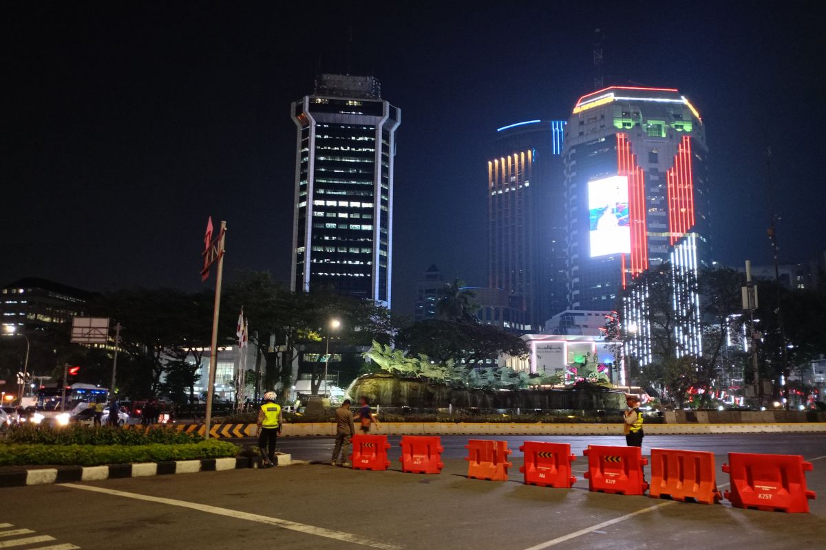 Jalan di kawasan Patung Kuda ditutup jelang gala "dinner" ISF 2024