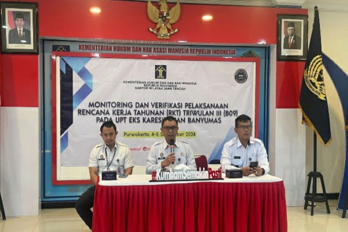 Kemenkumham Jateng verifikasi penerapan RKT RB di Keresidenan Banyumas