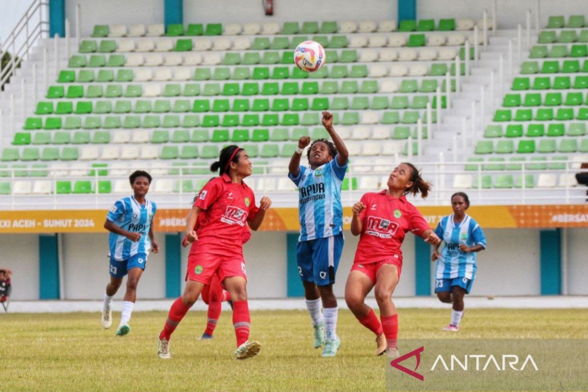 Tim Putri Papua Pegunungan benamkan Kaltim 3-1