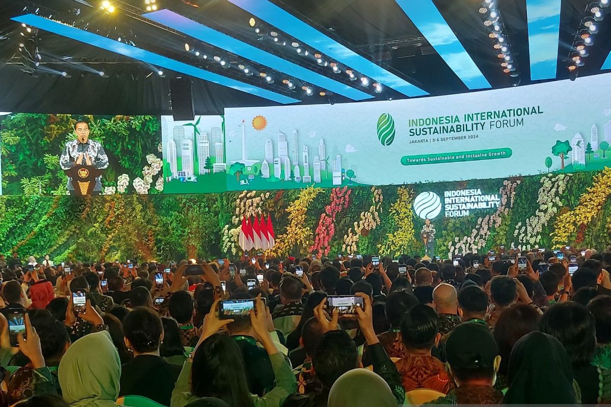 Presiden Jokowi buka ISF 2024 untuk beri solusi hadapi perubahan iklim