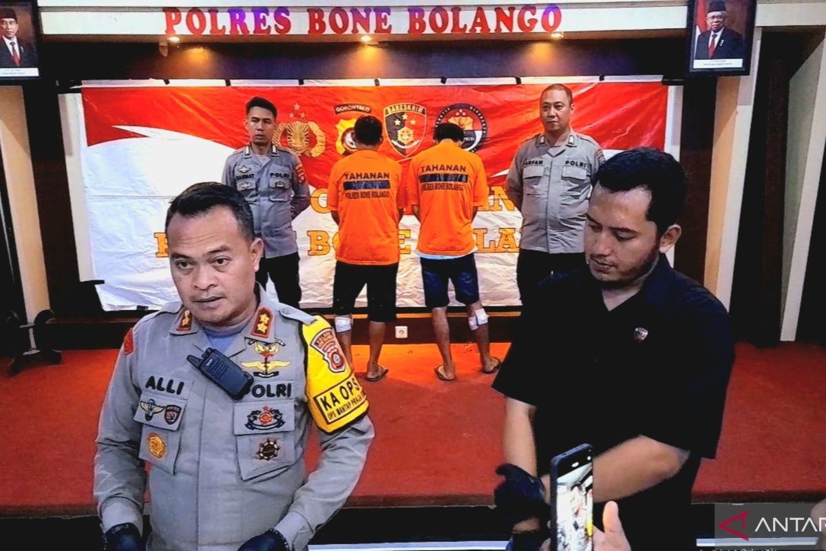 Polisi tangkap dua orang residivis curanmor di Gorontalo