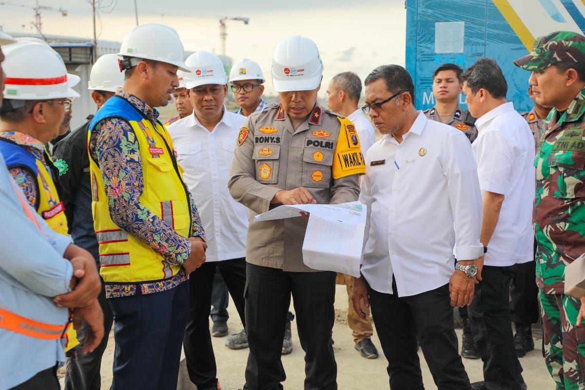 Wakapolda Sumut pantau pembangunan Stadion utama  PON